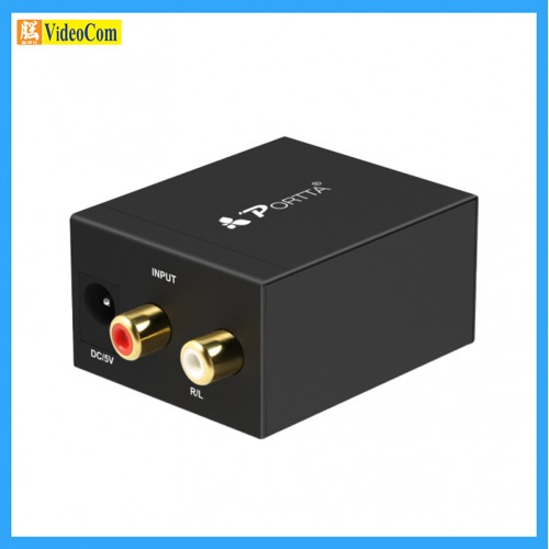 PORTTA  N3ACDTA 音頻轉換器 數字同軸和 Toslink Audio Converter 785-3223-P